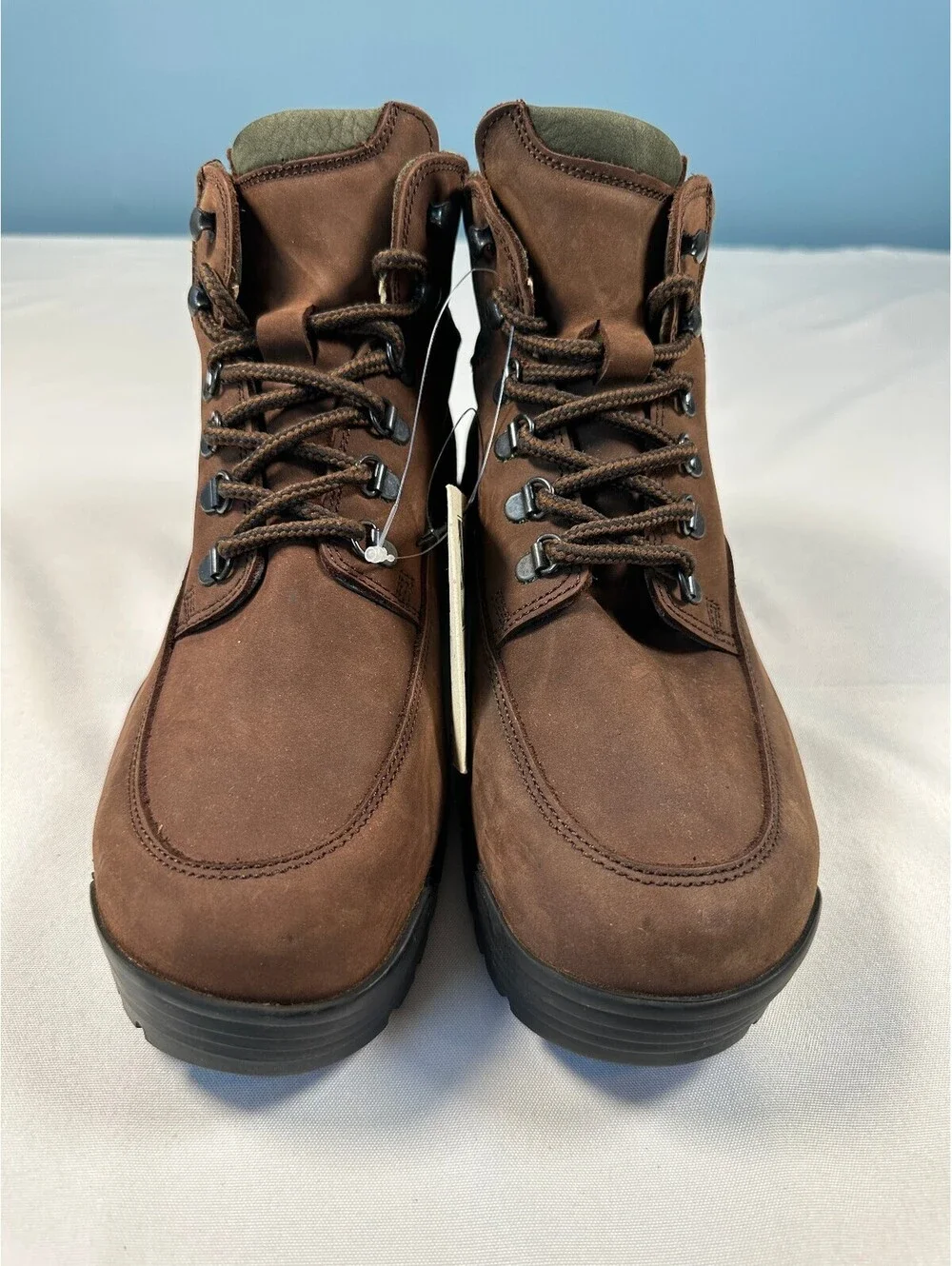 Vintage Vasque 7868 Made In Italy Leather Hiking Boots Mens 9.5M Vibram